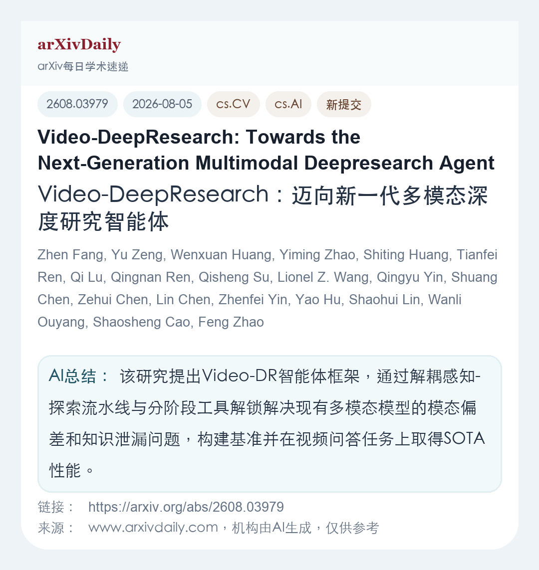 论文卡片简图
