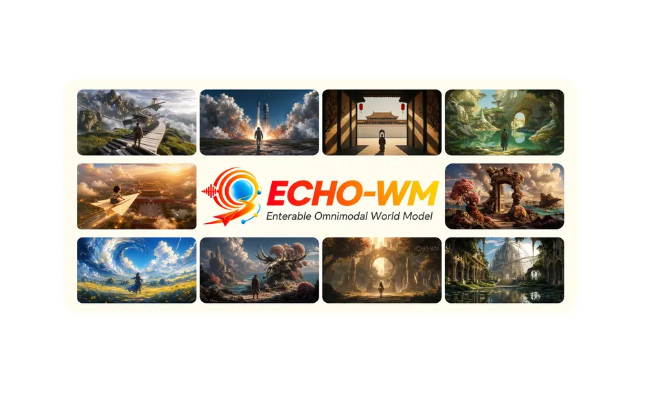 EchoWM的视听生成主视觉