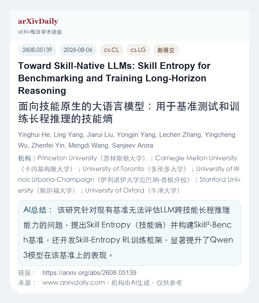 论文卡片简图